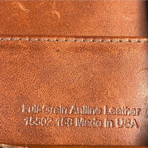 Franklin Quest Full Grain Aniline Leather Made in the USA Binder - Picture 12 of 15